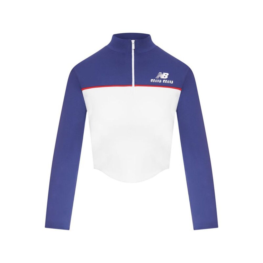 Miu Miu Women New Balance X Miu Miu Technical Jersey Top Featuring Coco Gauff